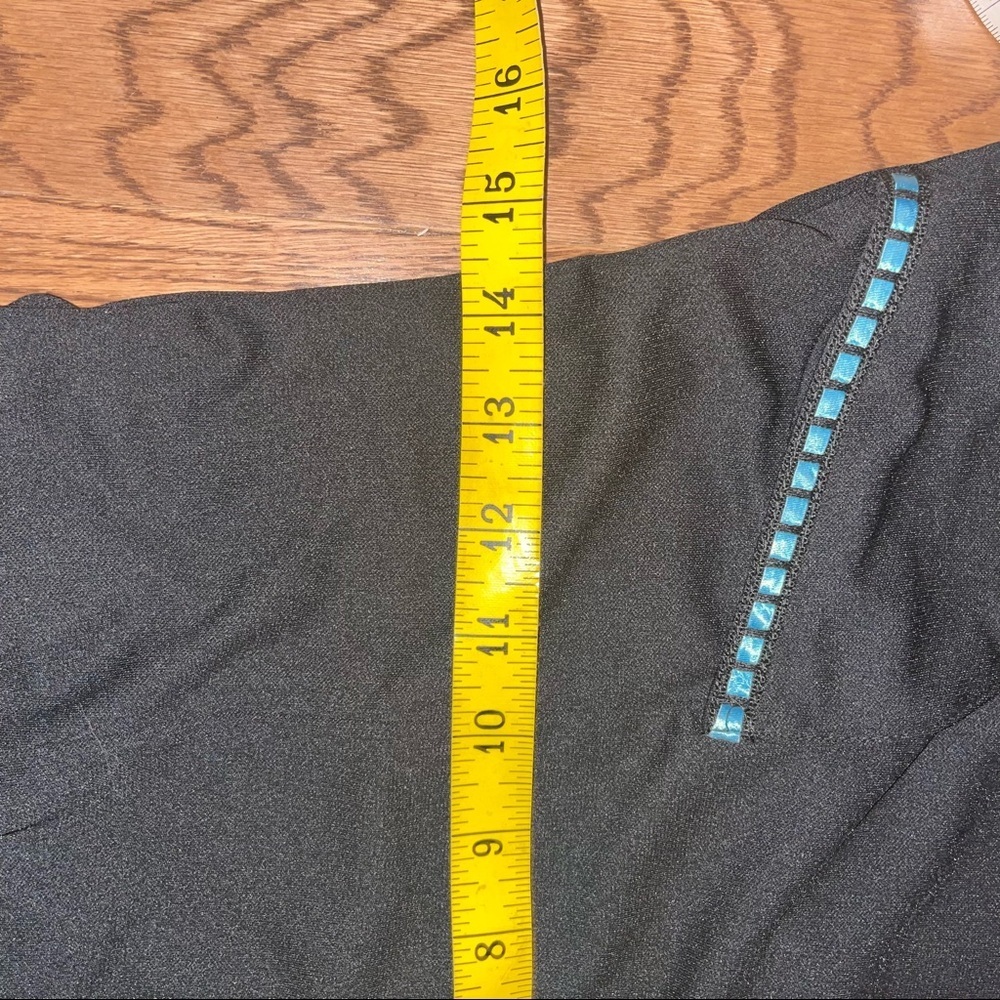 Chris McLaughlin Black & Blue Size 4 Dress - Picture 12 of 14